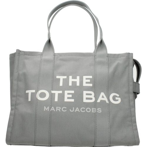Marc Jacobs Women's Shoulder Tote Bag Fabric Gray/Wolf Gray