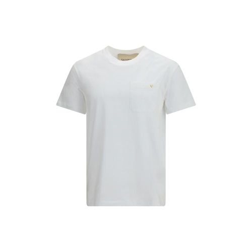 Cotton with Logo T-Shirt — White