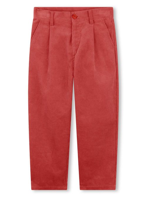 Corduroy cotton trousers - Red