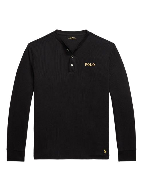 Henley sleep top - Black