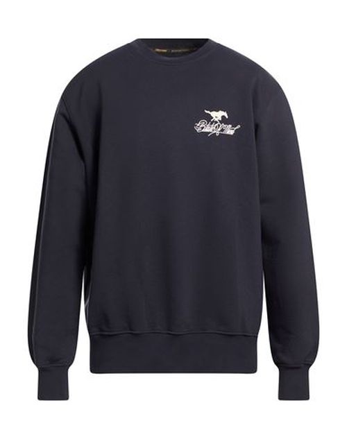 Man Sweatshirt Navy Size L Cotton