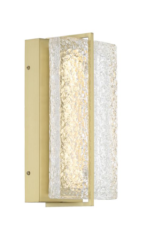 Soft Brass LED Wall Sconce from the Sevryn Collection