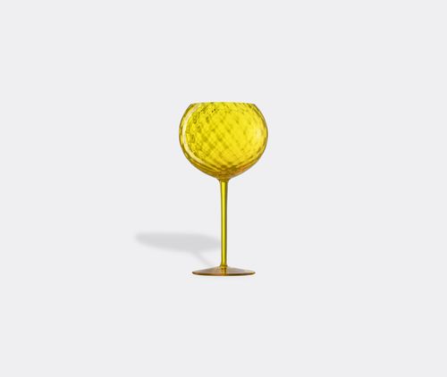 'gigolo' Red Wine Glass, Balloton Yellow