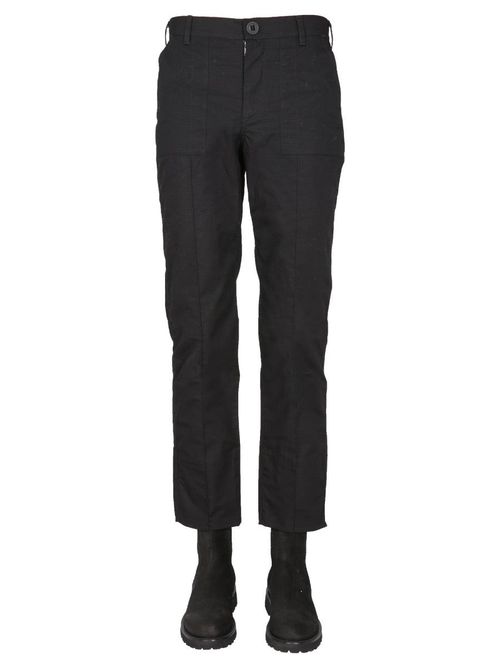 PANTS WITH LOGO BUTTON