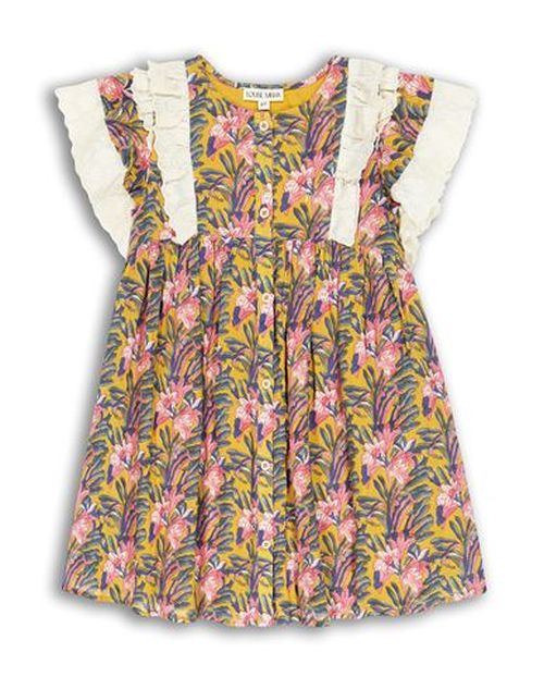 Kid Girl Kids' dress Mustard Size 12 Organic cotton