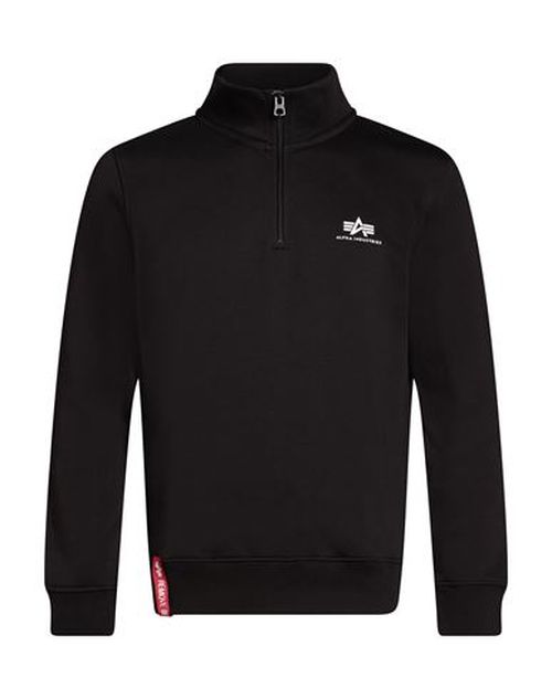 Man Sweatshirt Black Size L Cotton, Polyester