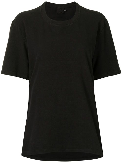 Overdyed eco core jersey T-shirt - Black