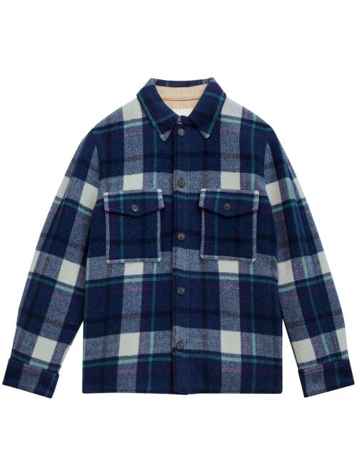 Kevron shirt jacket - Blue