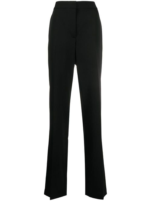 High-waist tailored trousers - Black