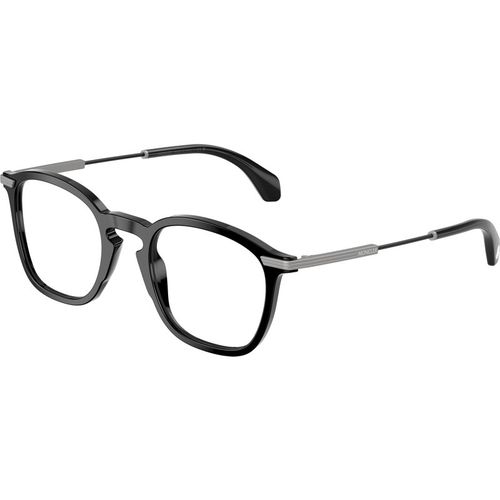 Moncler Uniseks Moncler ME2017 3001 Optische monturen Acetaat Zwart Transparant Geometrisch Normaa