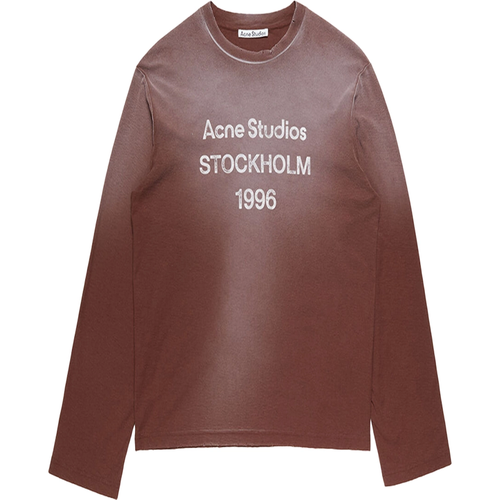 Acne Studios 1996 Logo T-Shirt Choc brown