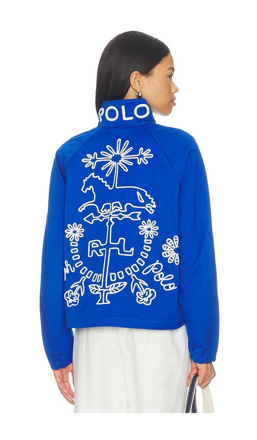 Polo Ralph Lauren Heritage Twill Windbreaker Jacket in Heritage Blue. L also in