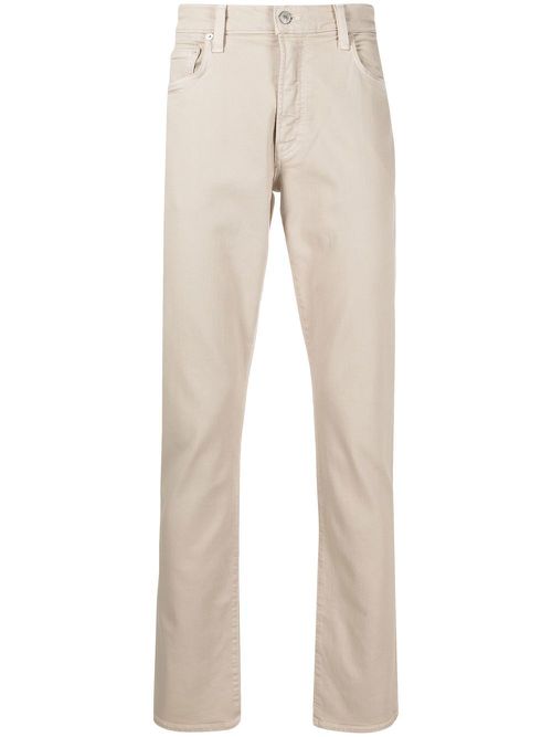 Straight-leg five-pocket trousers - Neutrals