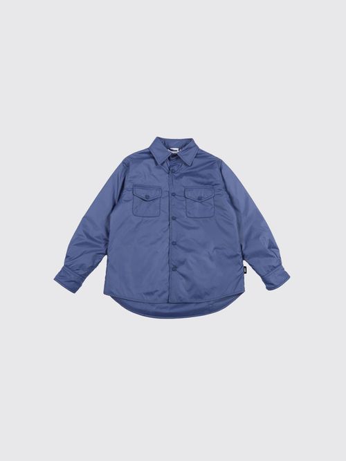 Coat Kids color Blue