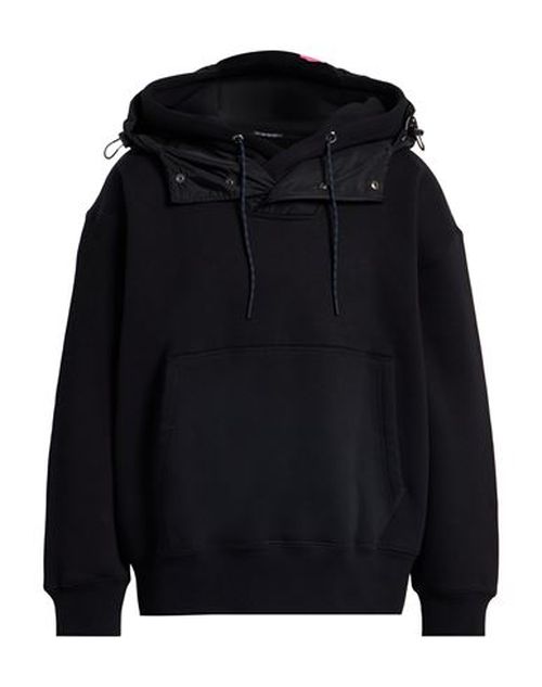 Man Sweatshirt Black Size M Cotton, Polyester, Elastane