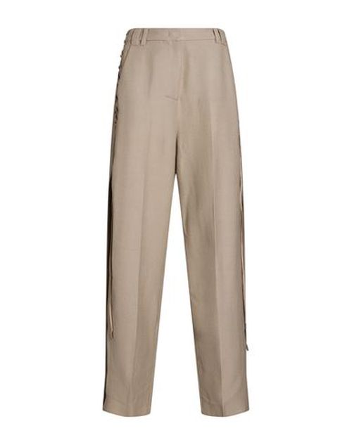 Stella Maxwell X Woman Pants Light brown Size 2 Virgin Wool, Viscose