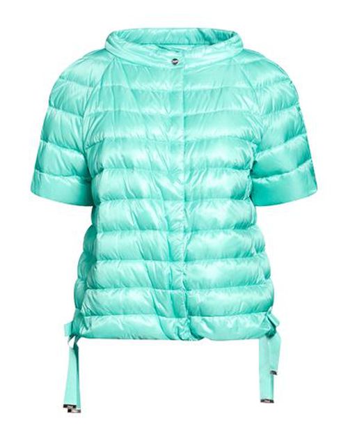 Woman Puffer Turquoise Size 10 Polyamide, Cotton, Viscose, Metallic fiber