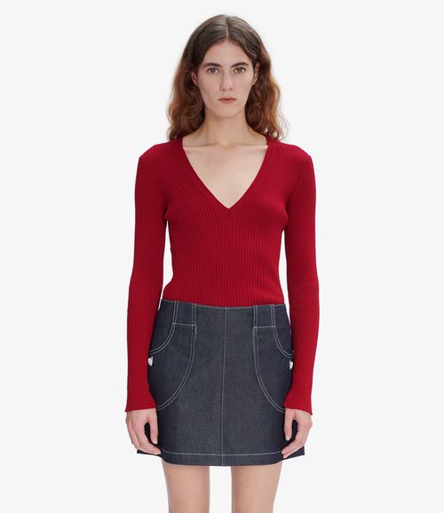 Camille sweater Raspberry