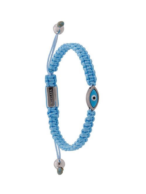 Nialaya Jewelry 'Evil Eye' Armband - Blau