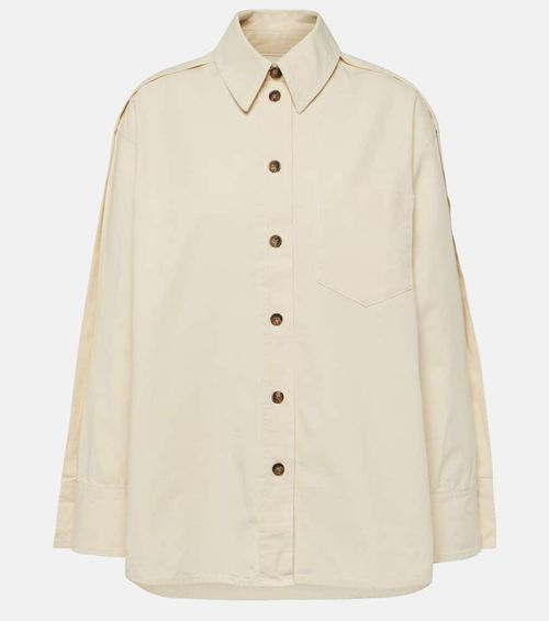Oversized cotton shirt