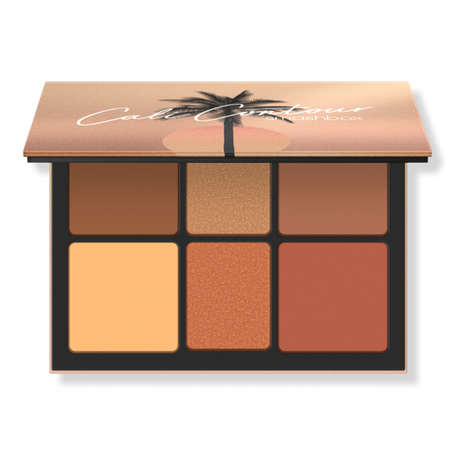 Cali Contour Blush, Highlighter, & Bronzer Face Palette - Medium/Dark