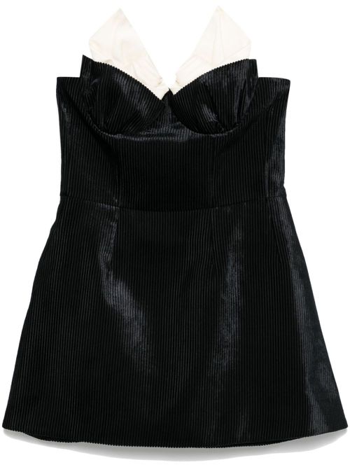 Bustier mini dress - Black