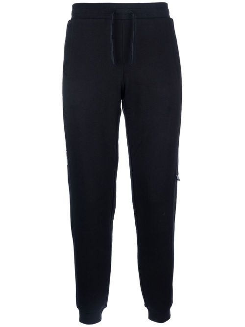 Logo-print track pants - Black