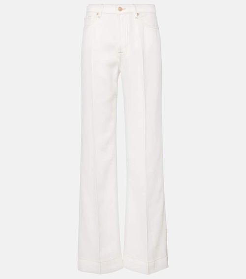 High-rise wide-leg jeans