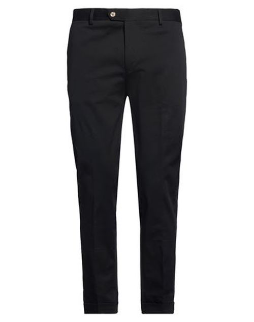 Man Pants Black Size 36 Cotton, Elastane