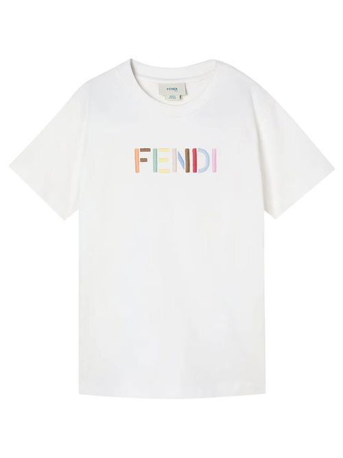 Boys White Logo T-Shirt