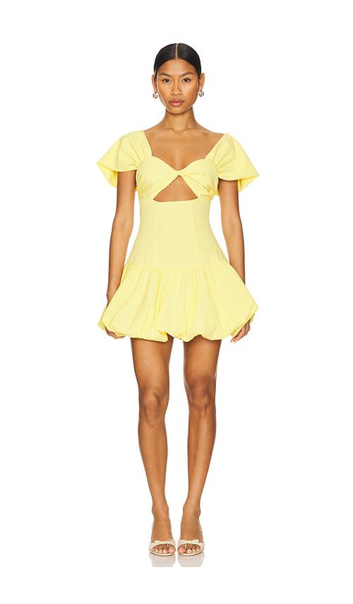 MORE TO COME Adda Mini Dress in Yellow. - M also in XXS