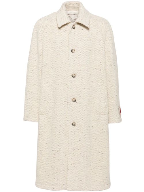 Balmacaan long coat - Neutrals