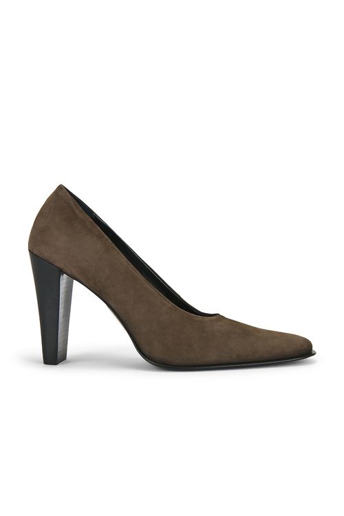 Jude Fete Pump in Cacao Suede Leather - Brown. 39.5 also , 36.5, 37, 37.5, 38