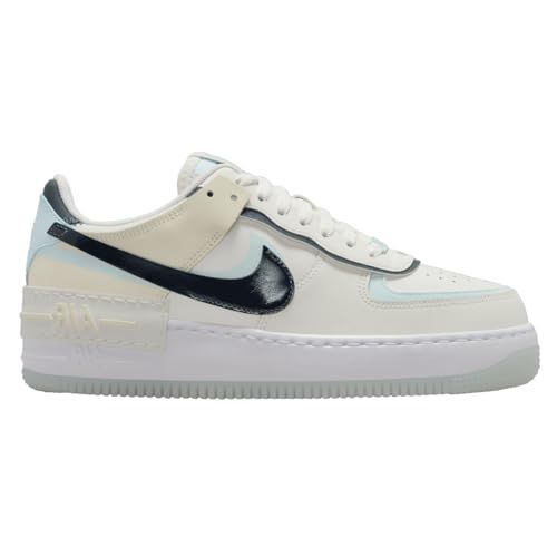 Nike Air Force 1 Shadow Women's Shoes (DZ1847-107, Sail/Glacier Blue/Coconut Milk/Armory Navy)