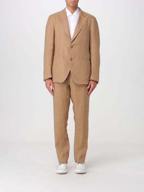 Suit Men color Beige