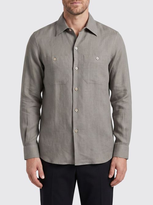 Shirt Men color Kaki