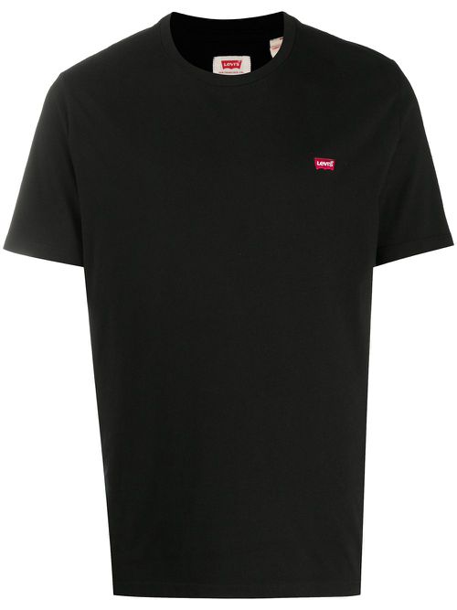 Embroidered logo T-shirt - Black