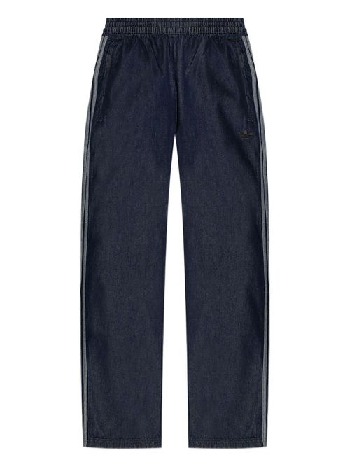 아디다스 남성 cotton wide-leg jeans - Blue JX6459