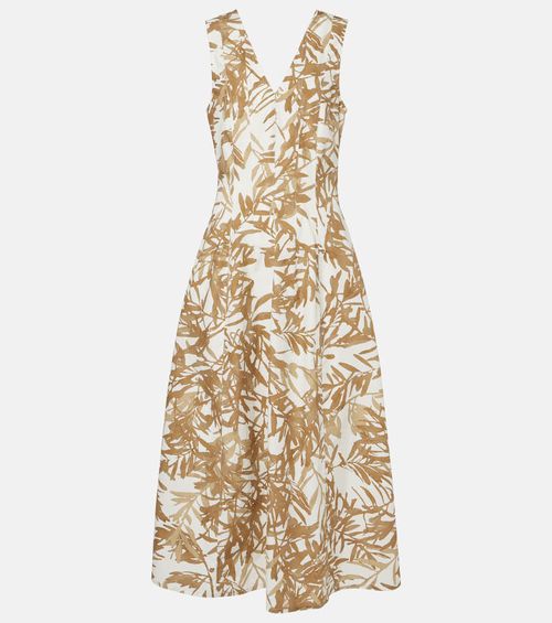 Printed cotton maxi dress
