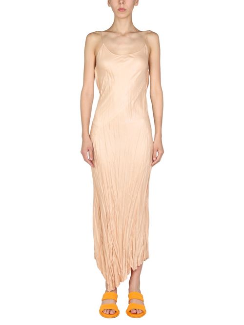 Light Brown Scoop Neck Maxi Dress