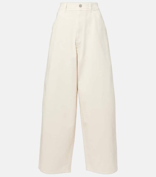 High-rise wide-leg jeans