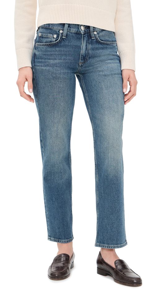 Harlow Low Rise Ankle Straight Jeans Easton
