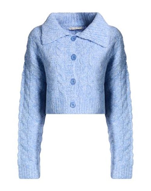 Woman Cardigan Sky blue Size ONESIZE Polyester, Acrylic, Wool, Elastane
