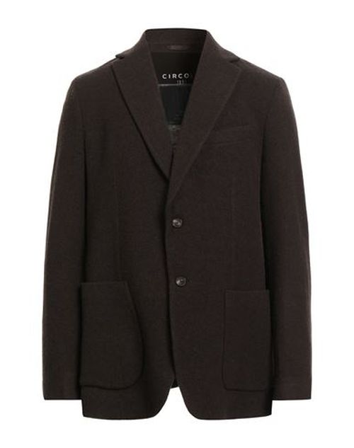 Circolo 1901 Man Blazer Dark brown Size 40 Wool, Cashmere
