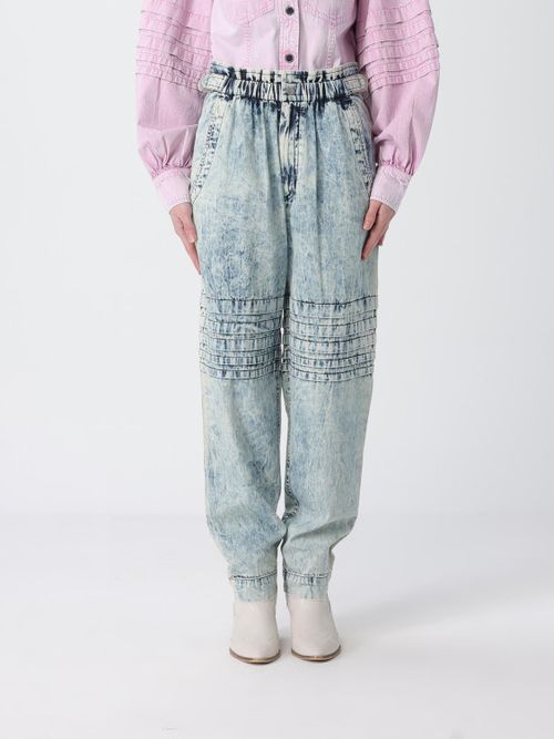 Jeans Woman color Gnawed Blue
