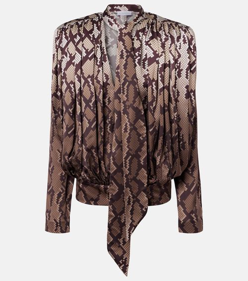 Snake-effect top