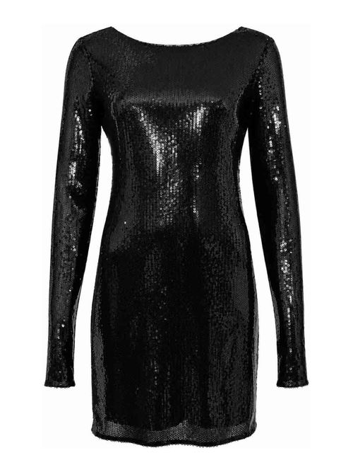 Short Tulle Dress with Sequins