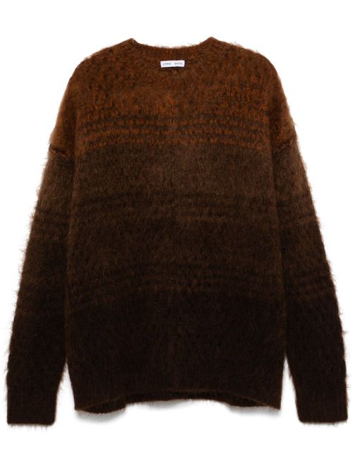 Gradient-effect sweater - Brown