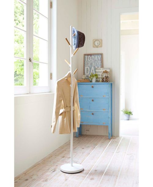 Plain Coat Hanger - White