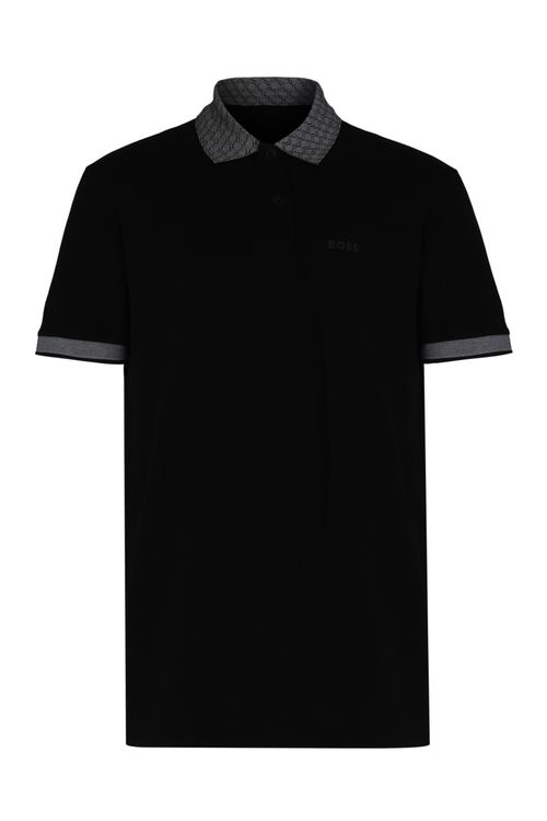Black Shirt Collar Polo
